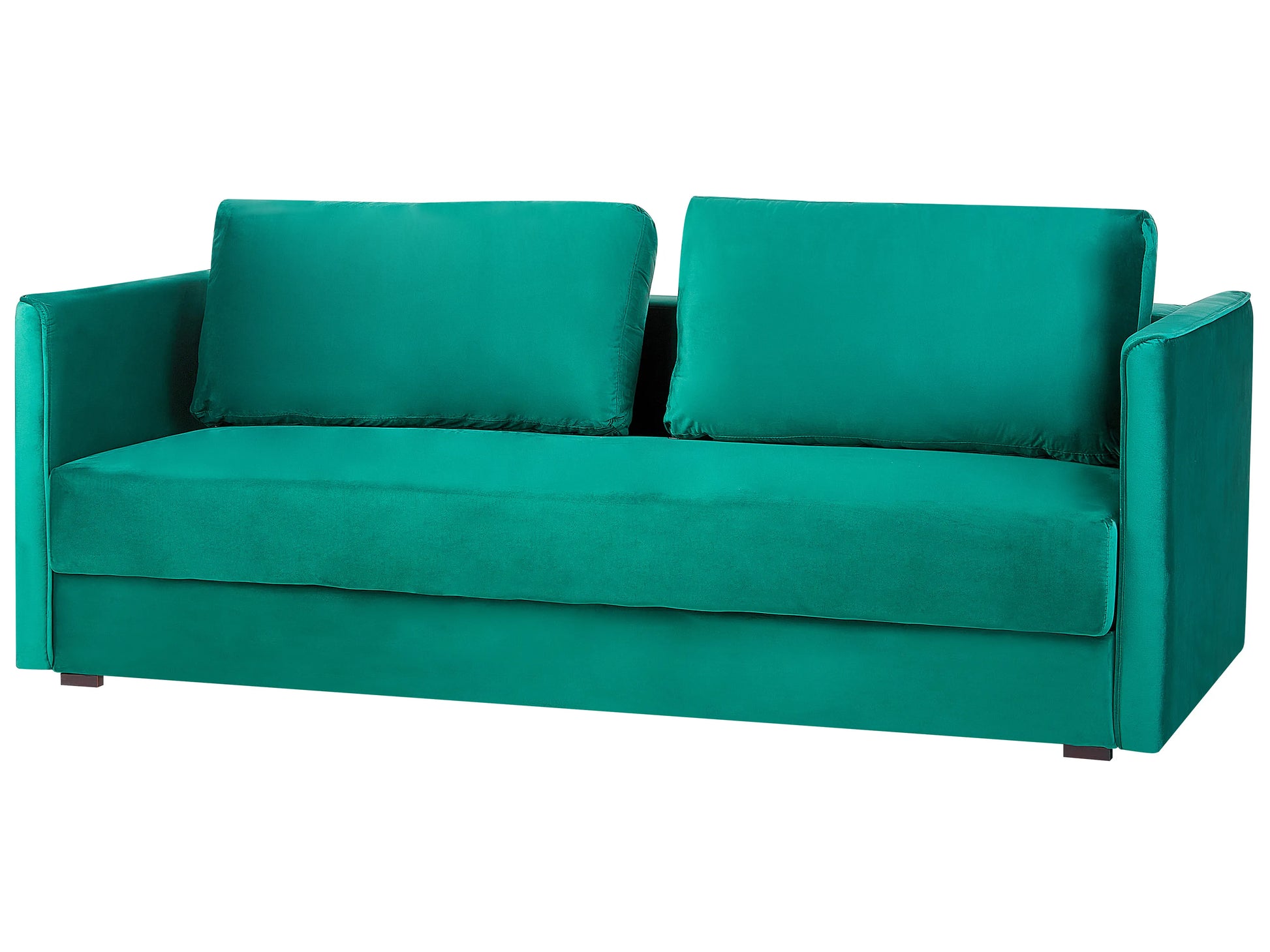  Sofa Bed 3 Seater EKSJO Velvet Emerald Green With Storage