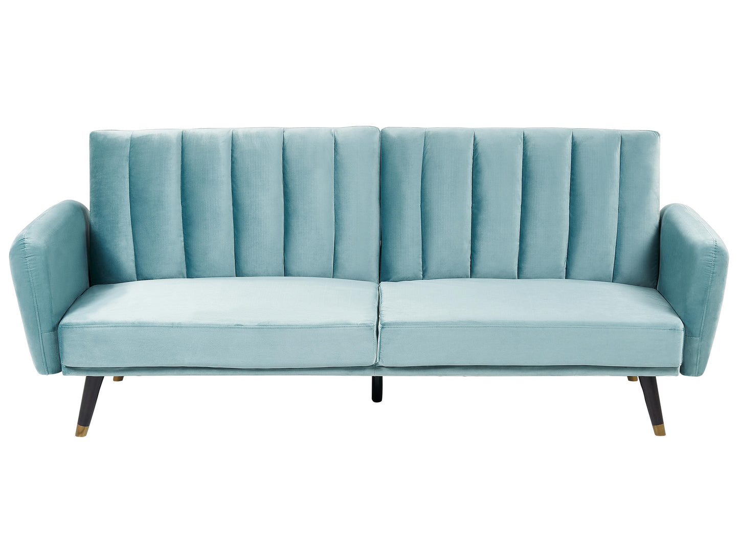 Sofa Bed 3 Seater VIMMERBY Velvet Light Blue