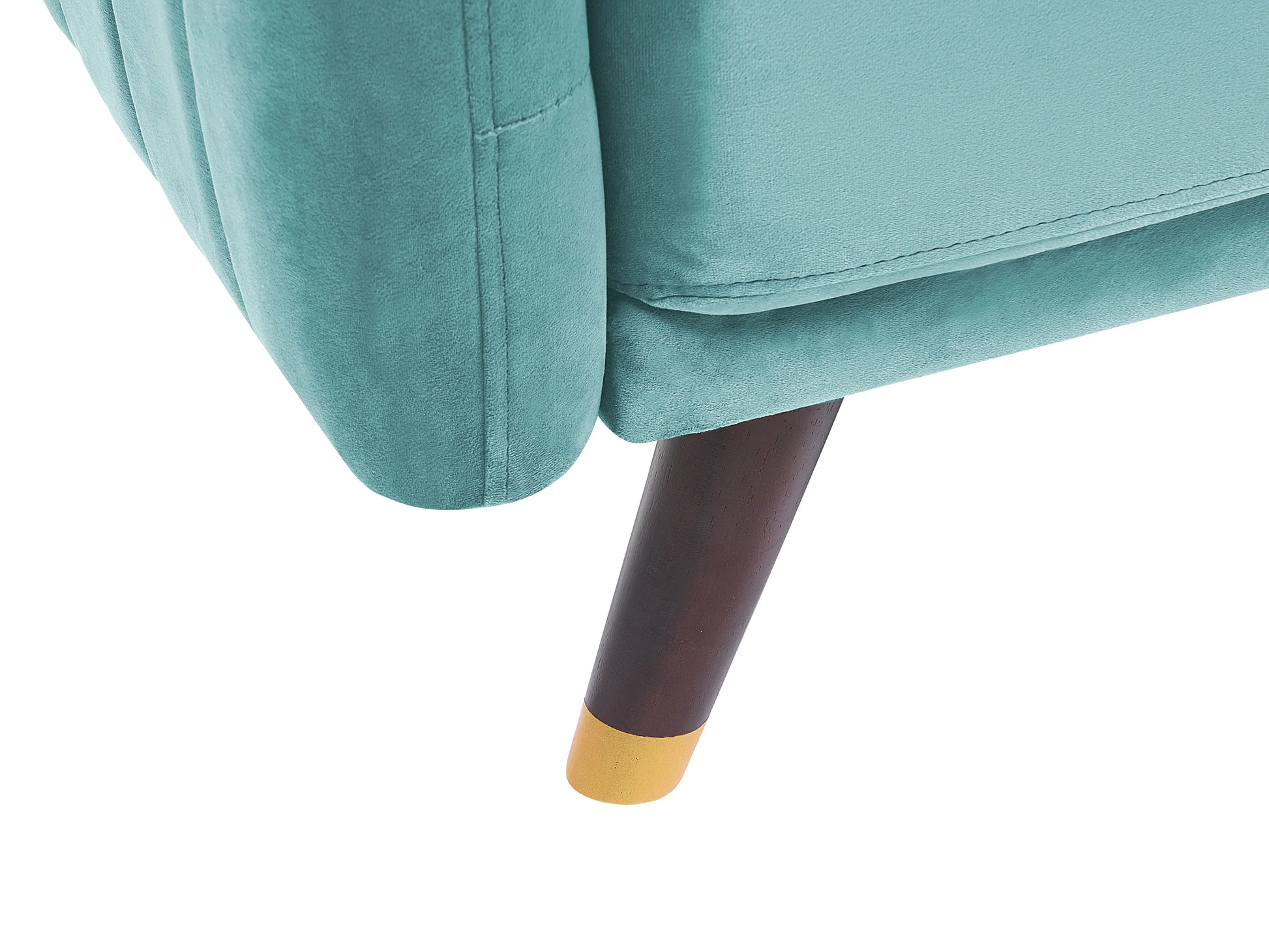  Sofa Bed 3 Seater SENJA Velvet Light Blue