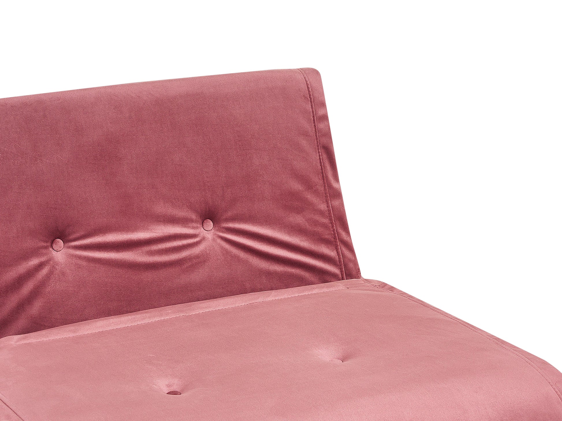  Sofa Bed 2 Seater VESTFOLD Velvet Pink