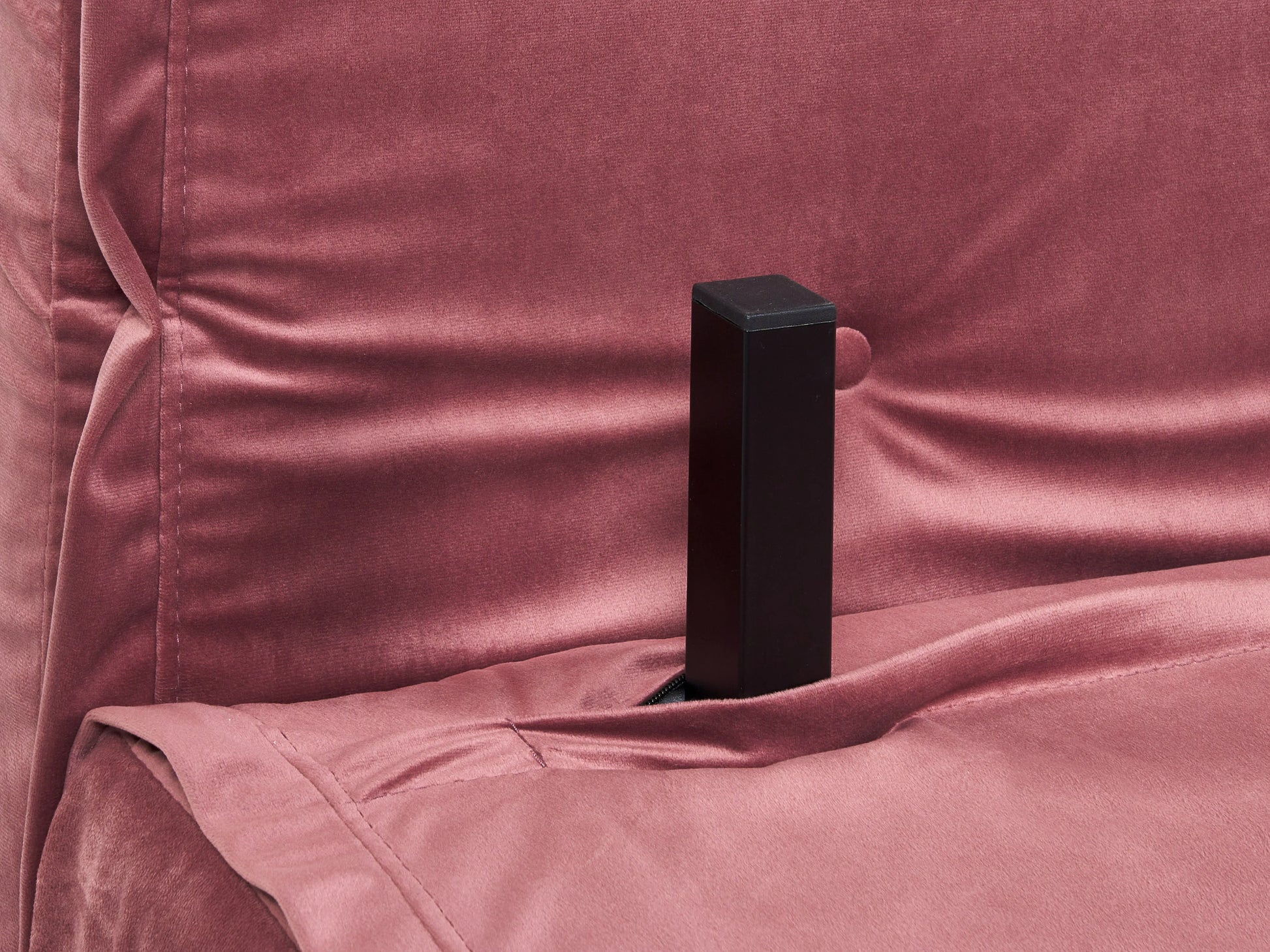  Sofa Bed 2 Seater VESTFOLD Velvet Pink