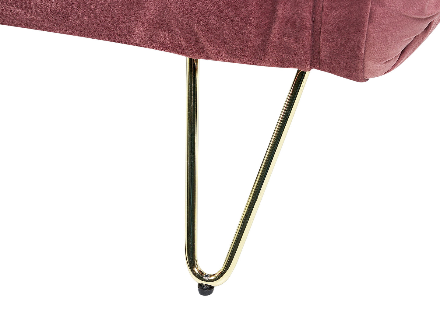  Sofa Bed 2 Seater VESTFOLD Velvet Pink