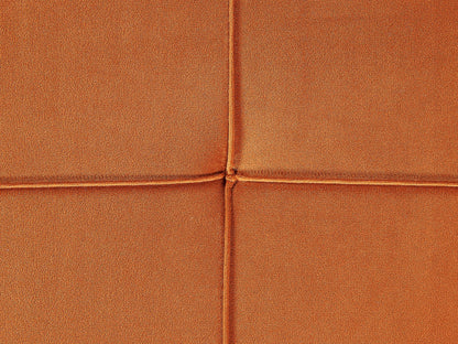 Left-Hand Chaise Lounge GONESSE Velvet Orange