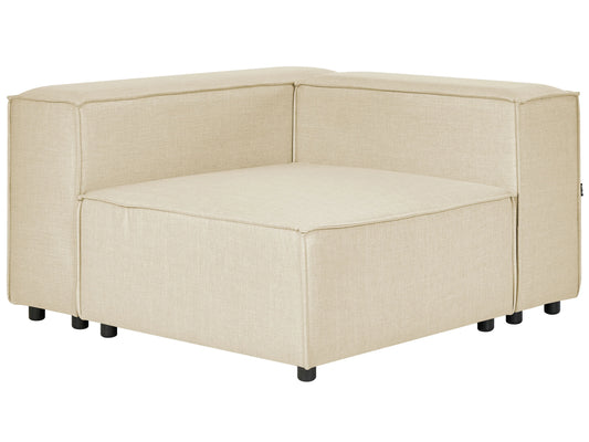  Corner Seat APRICA Faux Linen Beige