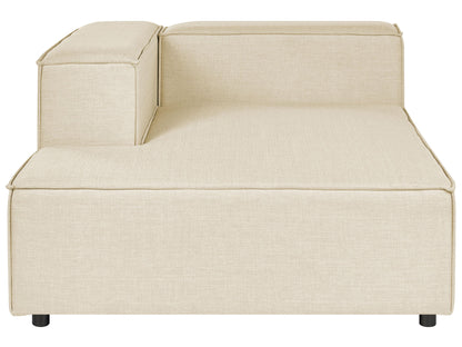  Chaise Longue APRICA Faux Linen Beige