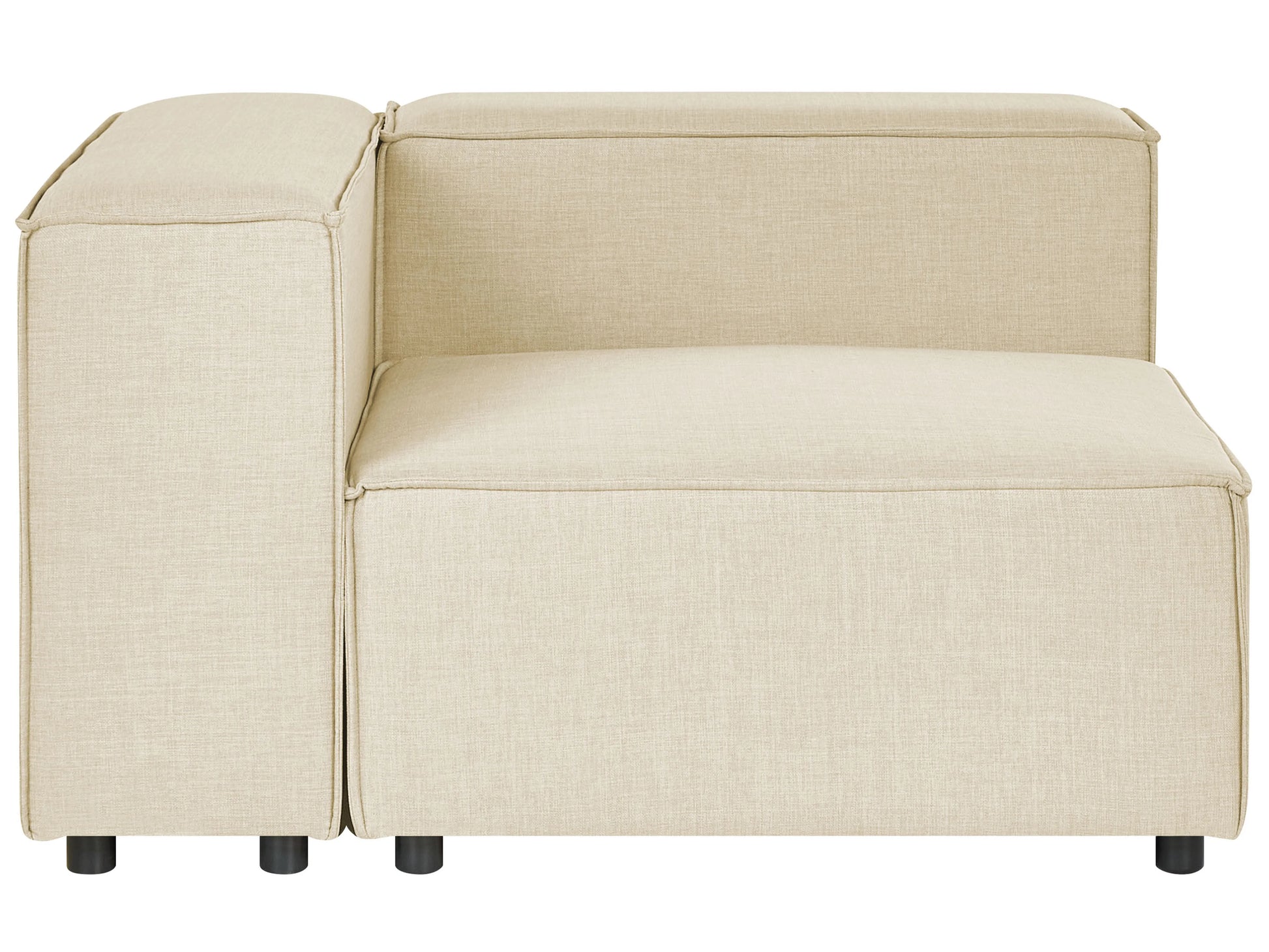  Corner Seat APRICA Faux Linen Beige