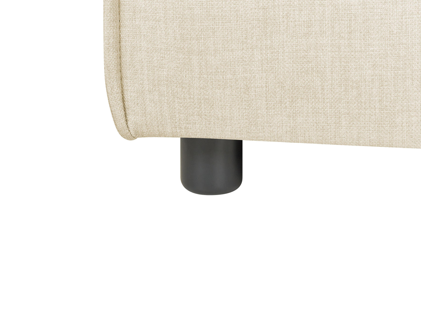  1-Seat Section APRICA Faux Linen Beige
