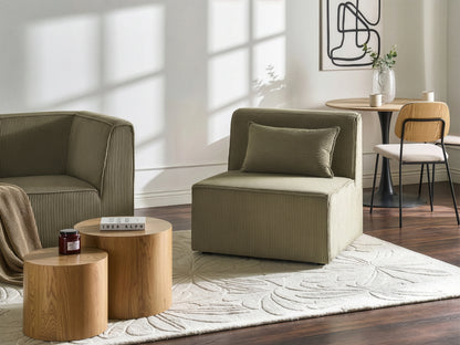  1-Seat Section LEMVIG Corduroy Dark Green