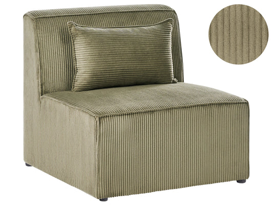  1-Seat Section LEMVIG Corduroy Dark Green