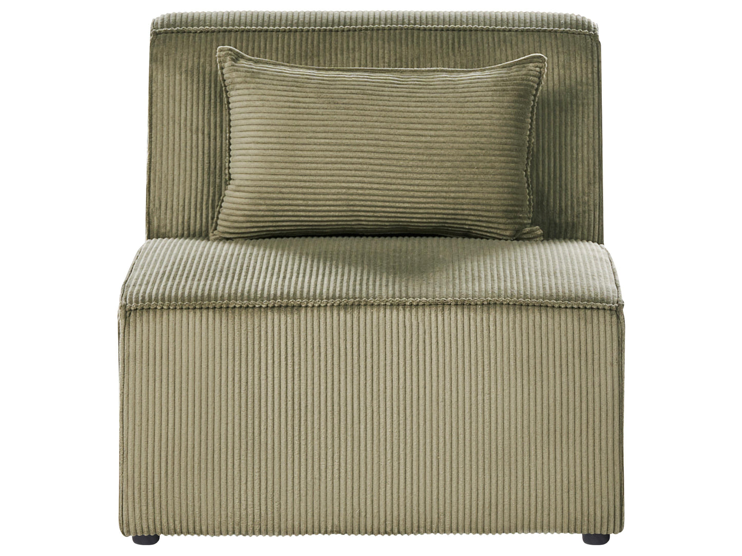 1-Seat Section LEMVIG Corduroy Dark Green