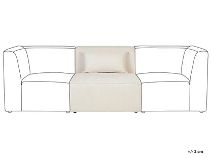 1-Seat Section LEMVIG Corduroy Light Beige