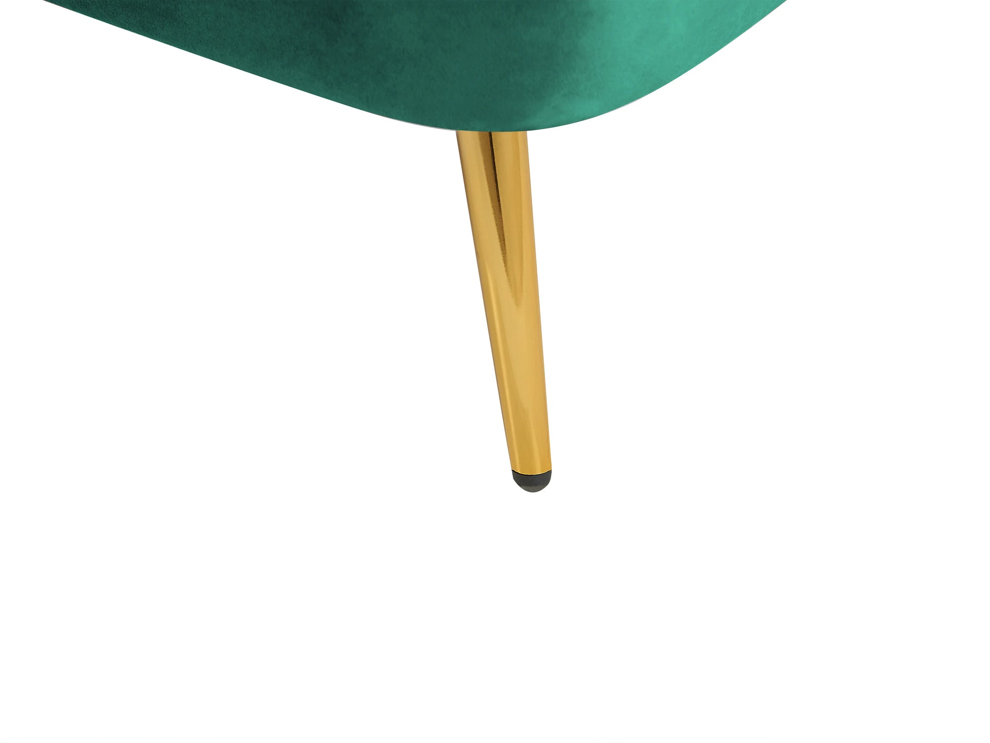  Right-Hand Chaise Lounge ALLIER Velvet Emerald Green