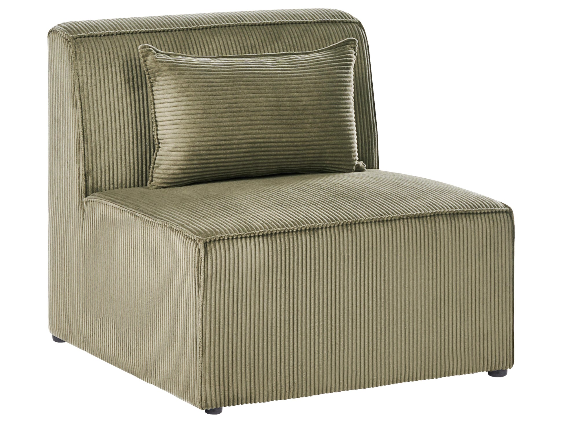  1-Seat Section LEMVIG Corduroy Dark Green