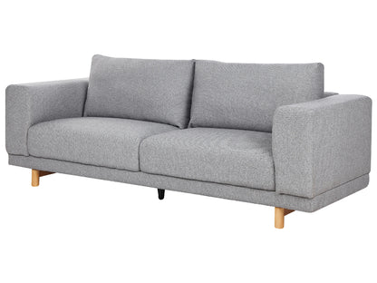  Sofa 3 Seater NIVALA Fabric Light Grey