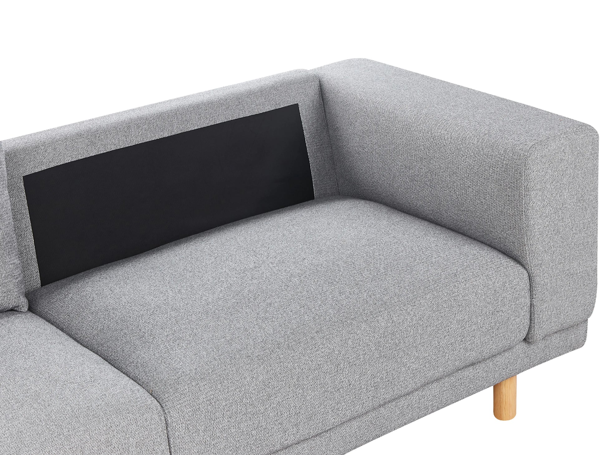  Sofa 3 Seater NIVALA Fabric Light Grey