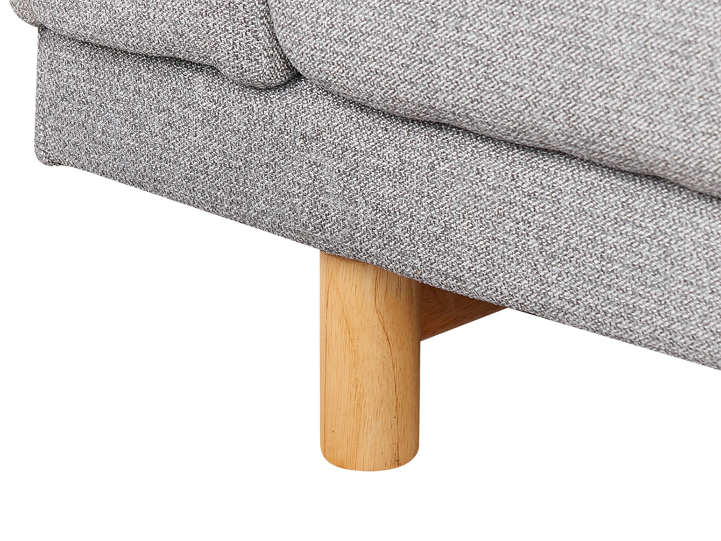  Sofa 3 Seater NIVALA Fabric Light Grey