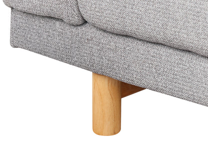  Sofa 3 Seater NIVALA Fabric Light Grey
