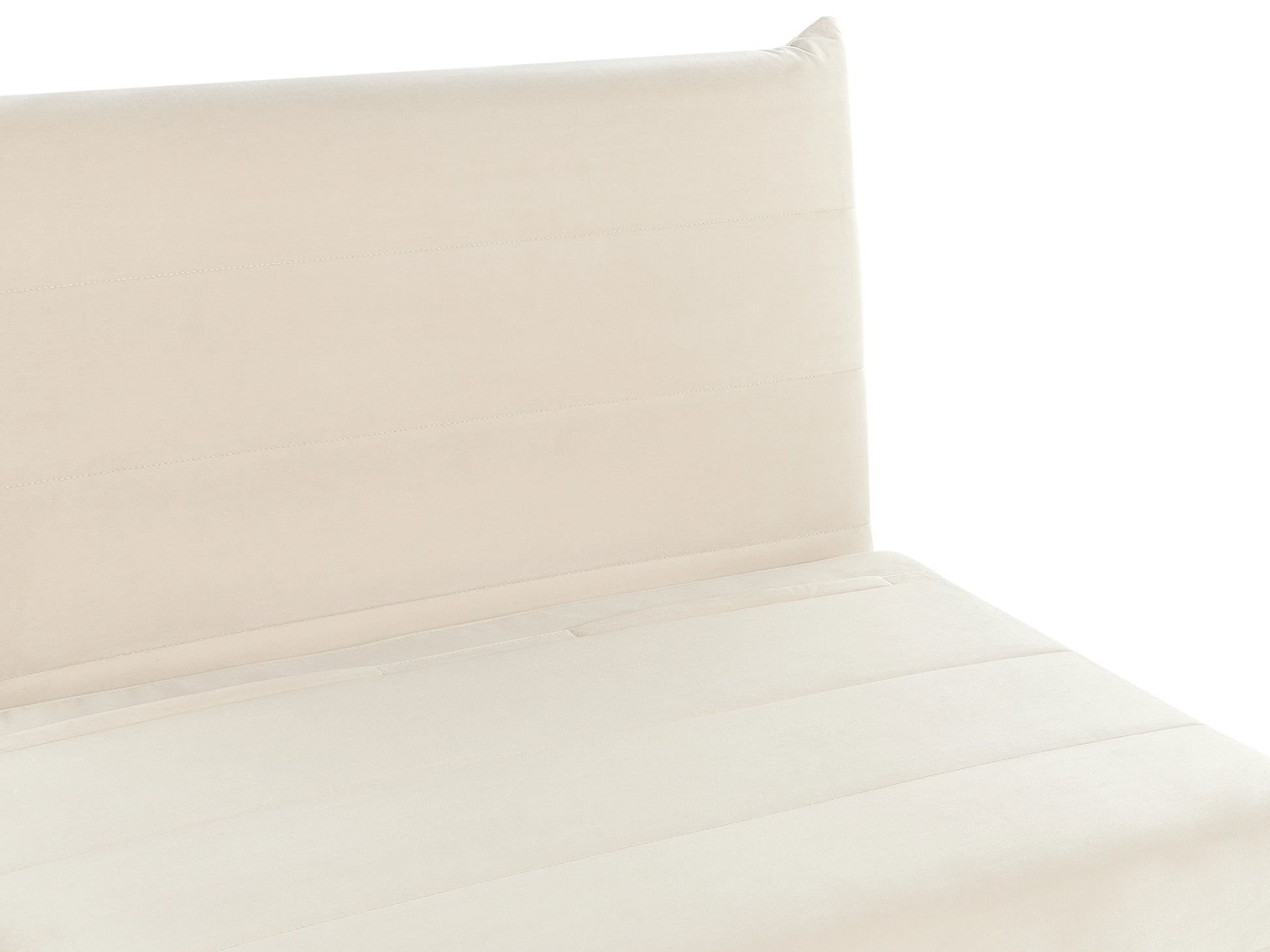  Single Sofa Bed SETTEN Velvet Light Beige