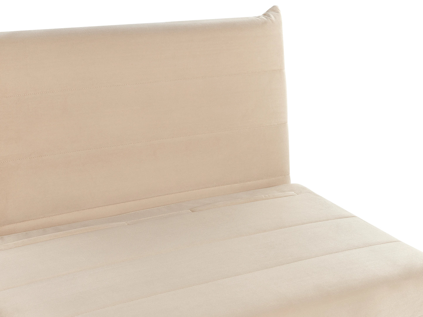 Single Sofa Bed SETTEN Velvet Sand Beige