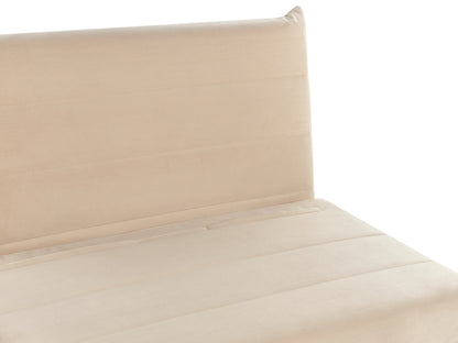  Single Sofa Bed SETTEN Velvet Sand Beige