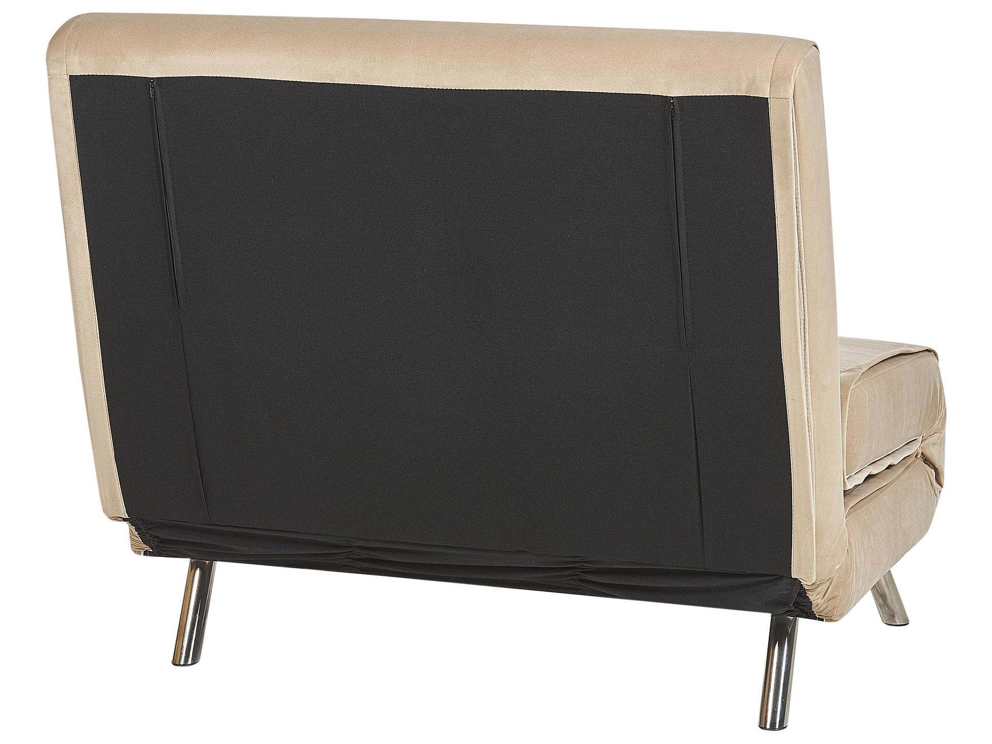  Single Sofa Bed FARRIS Velvet Sand Beige