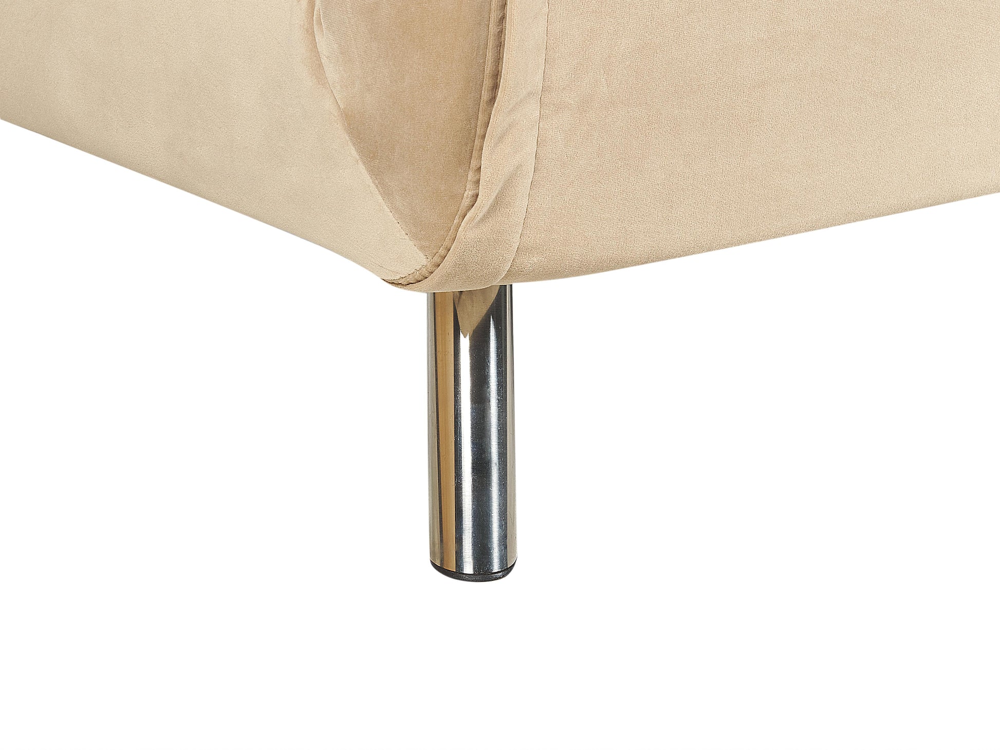  Single Sofa Bed FARRIS Velvet Sand Beige