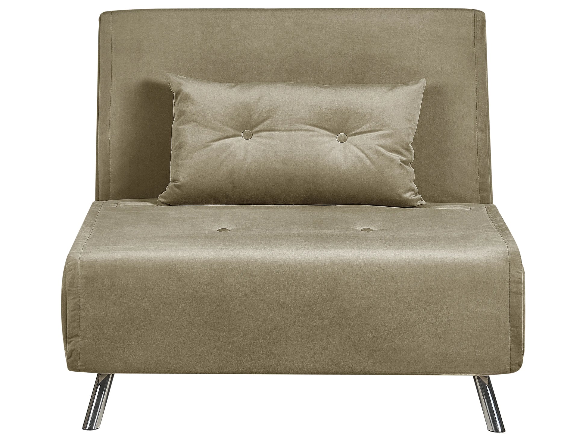  Single Sofa Bed FARRIS Velvet Olive Green
