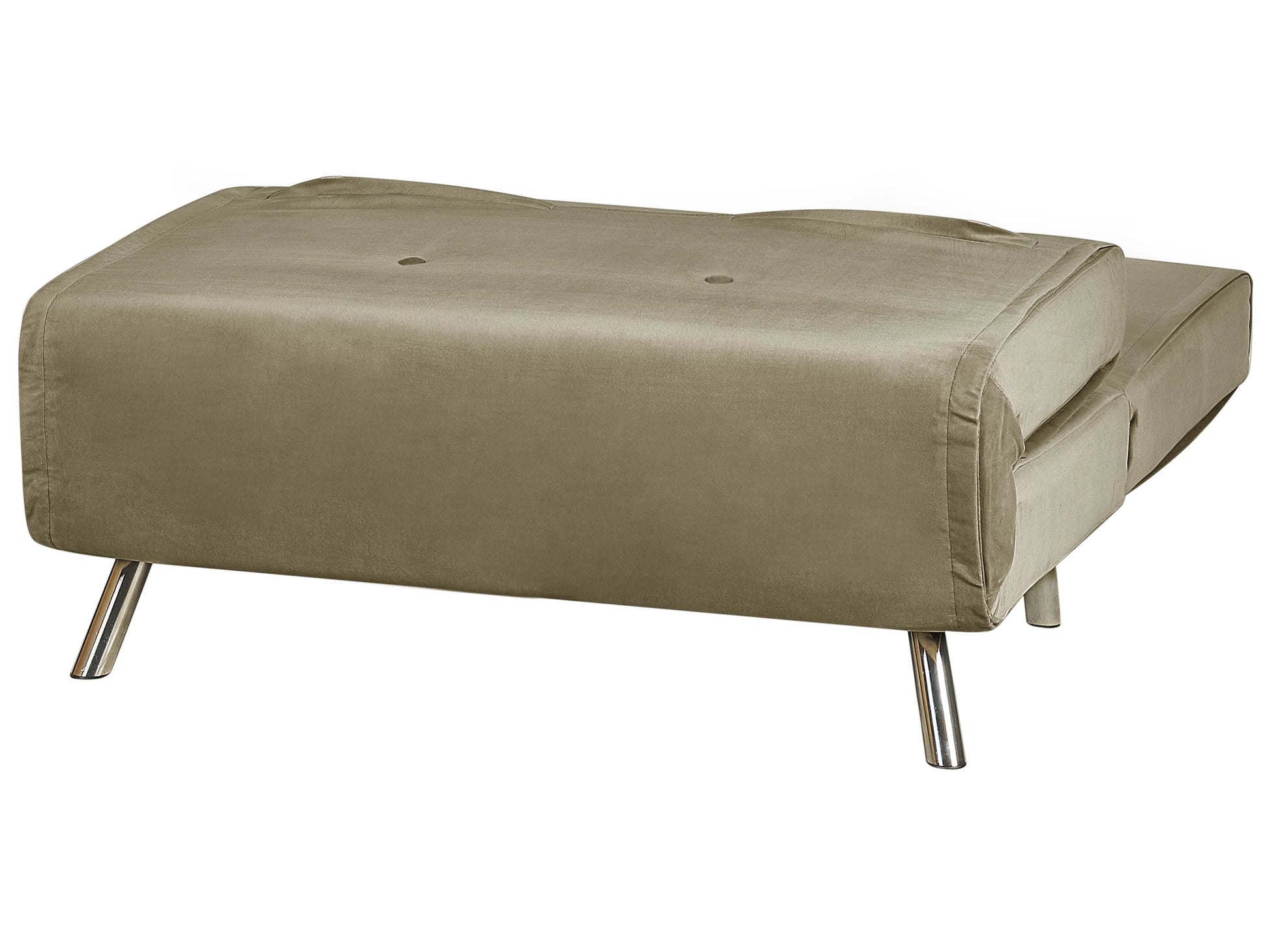  Single Sofa Bed FARRIS Velvet Olive Green