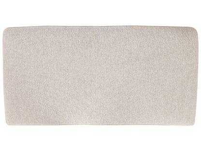  Corner Sofa 2 Seater BREDA Fabric Light Beige Right Hand