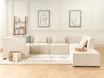  1-Seat Section LEMVIG Corduroy Light Beige