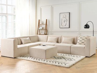  1-Seat Section LEMVIG Corduroy Light Beige
