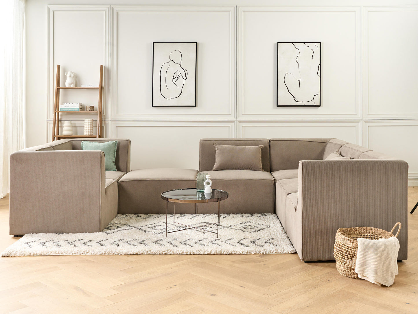  Corner Seat LEMVIG Corduroy Taupe