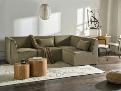 1-Seat Section LEMVIG Corduroy Dark Green