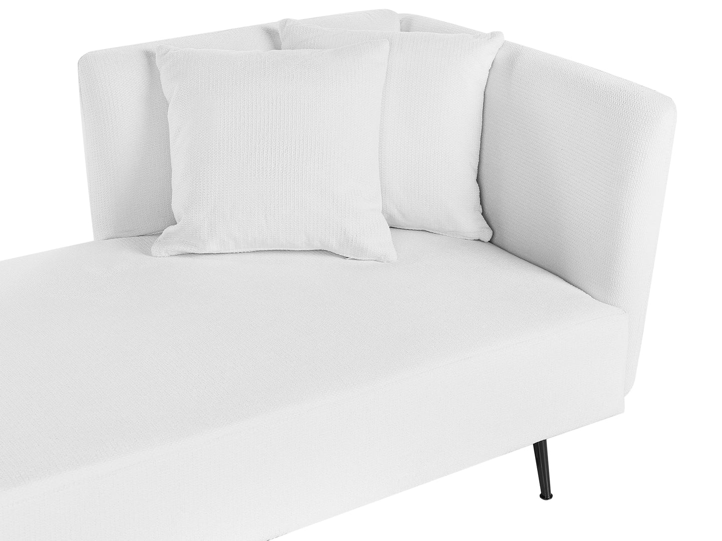  Right-Hand Chaise Lounge RIOM Fabric White