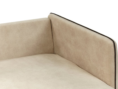  Corner Sofa 3 Seater ALTAN Velvet Beige Right Hand