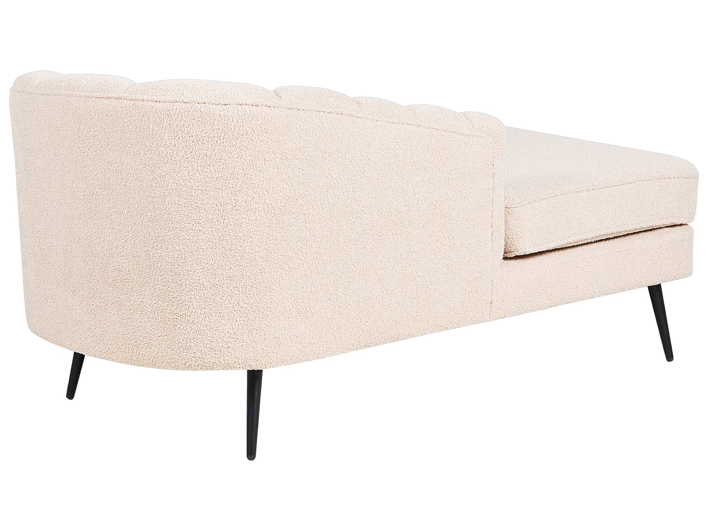  Right-Hand Chaise Lounge ALLIER Boucle Light Beige