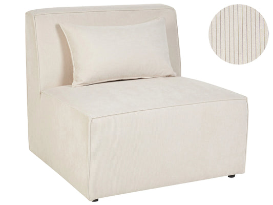  1-Seat Section LEMVIG Corduroy Light Beige
