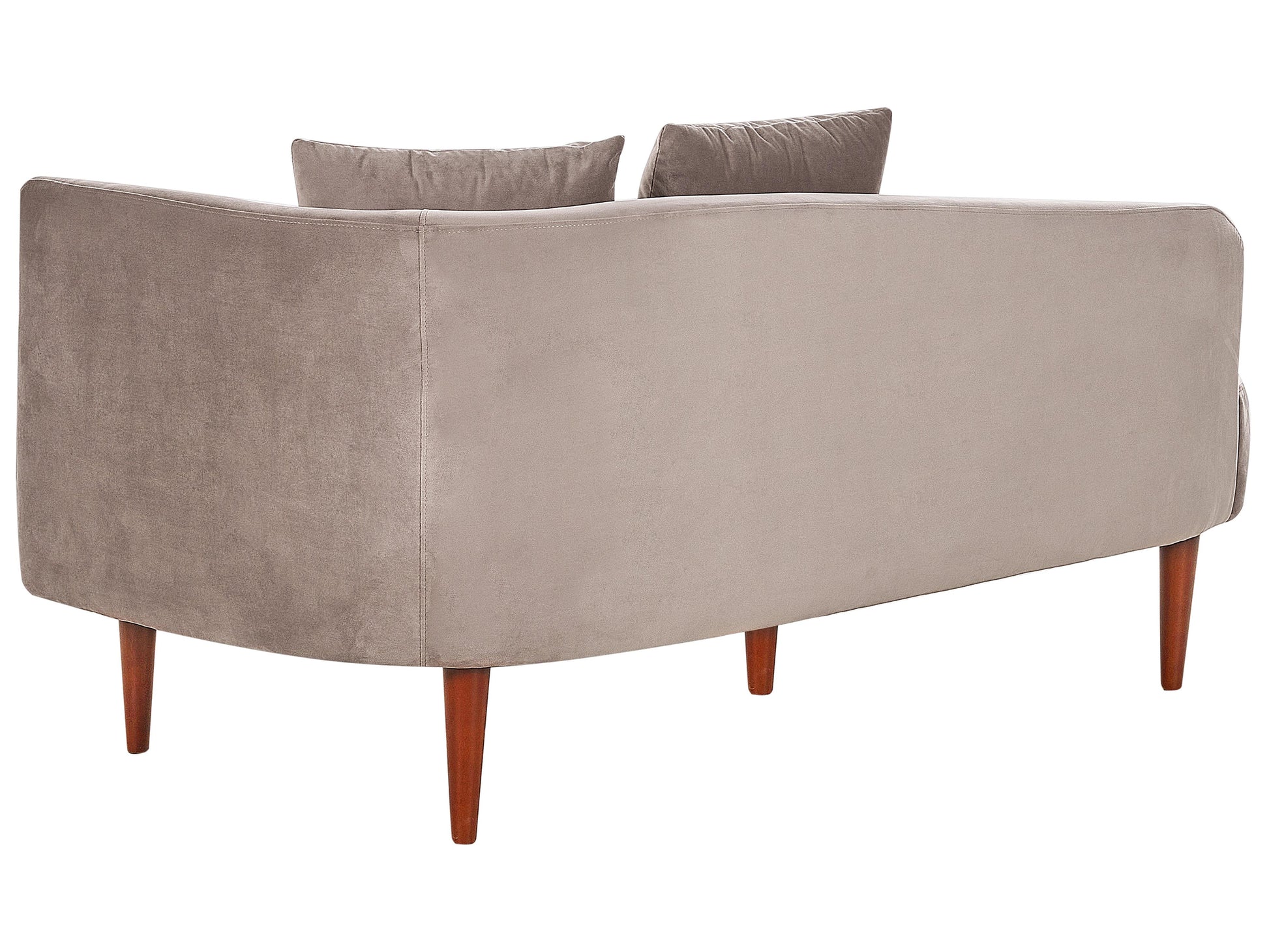  Right-Hand Chaise Lounge CHAUMONT Velvet Taupe