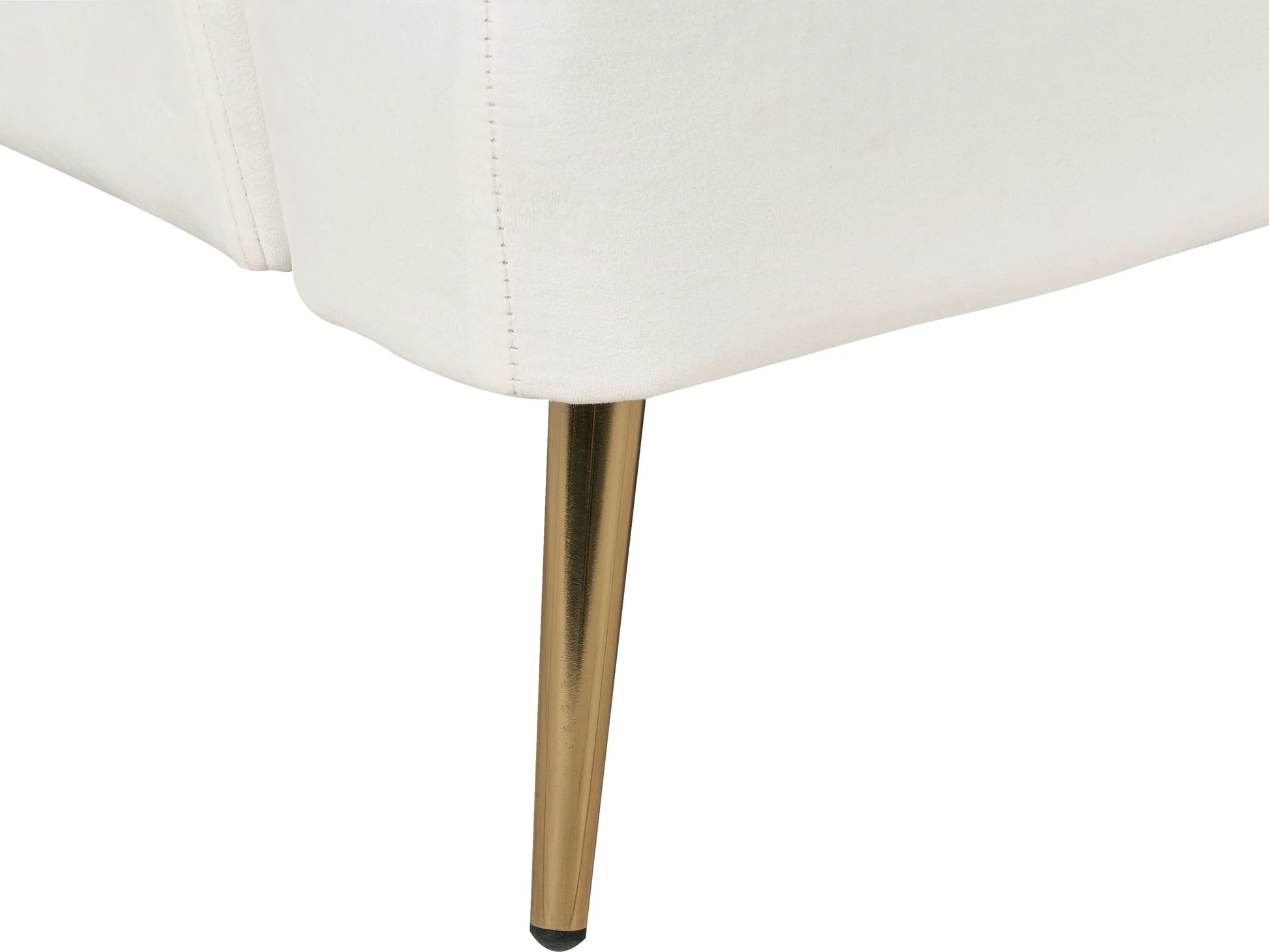  Sofa Bed 3 Seater VETTRE Velvet Off-White