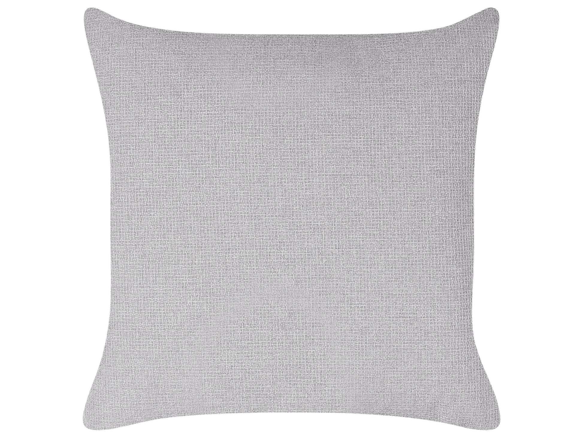  Right-Hand Chaise Lounge MERI Faux Linen Light Grey With Storage