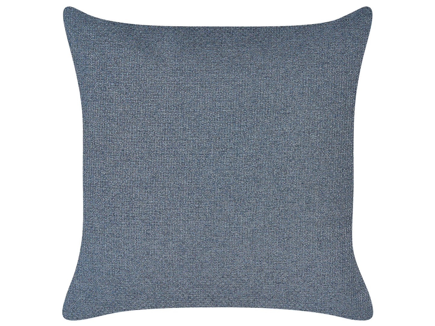  Right-Hand Chaise Lounge MERI Faux Linen Dark Blue With Storage