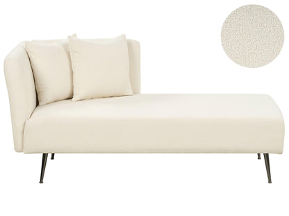  Left-Hand Chaise Lounge RIOM Boucle Off-White