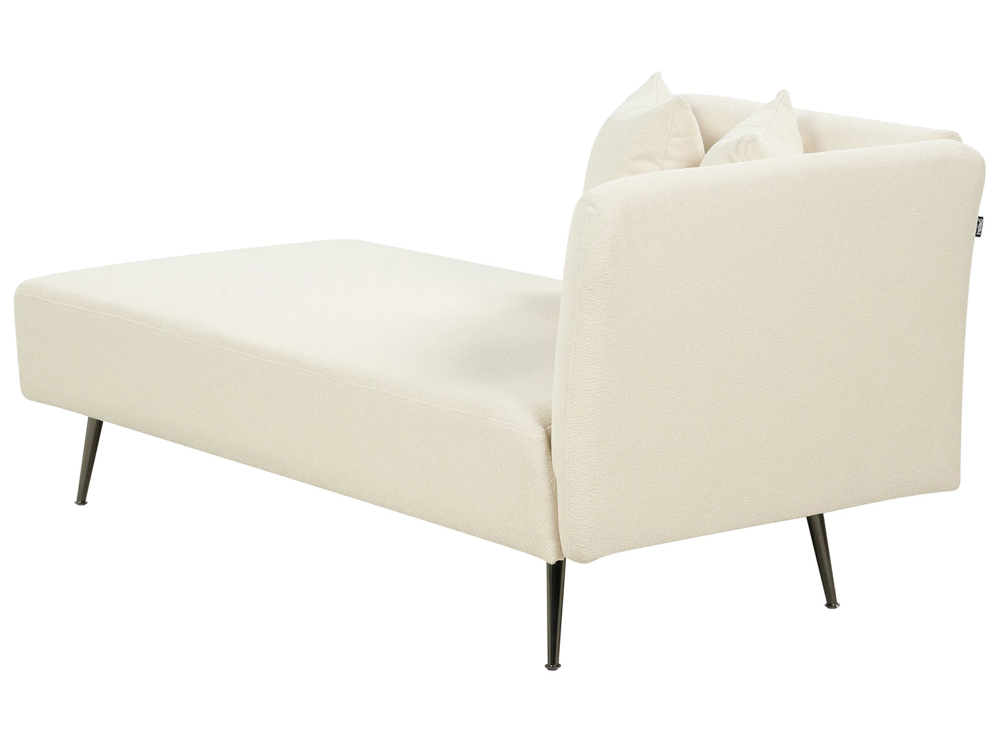 Right-Hand Chaise Lounge RIOM Boucle Off-White
