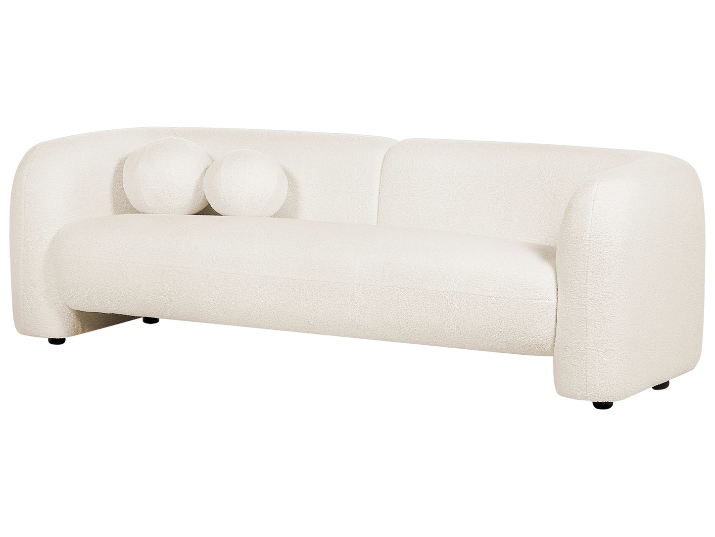  Sofa 3 Seater LEIREN Boucle White