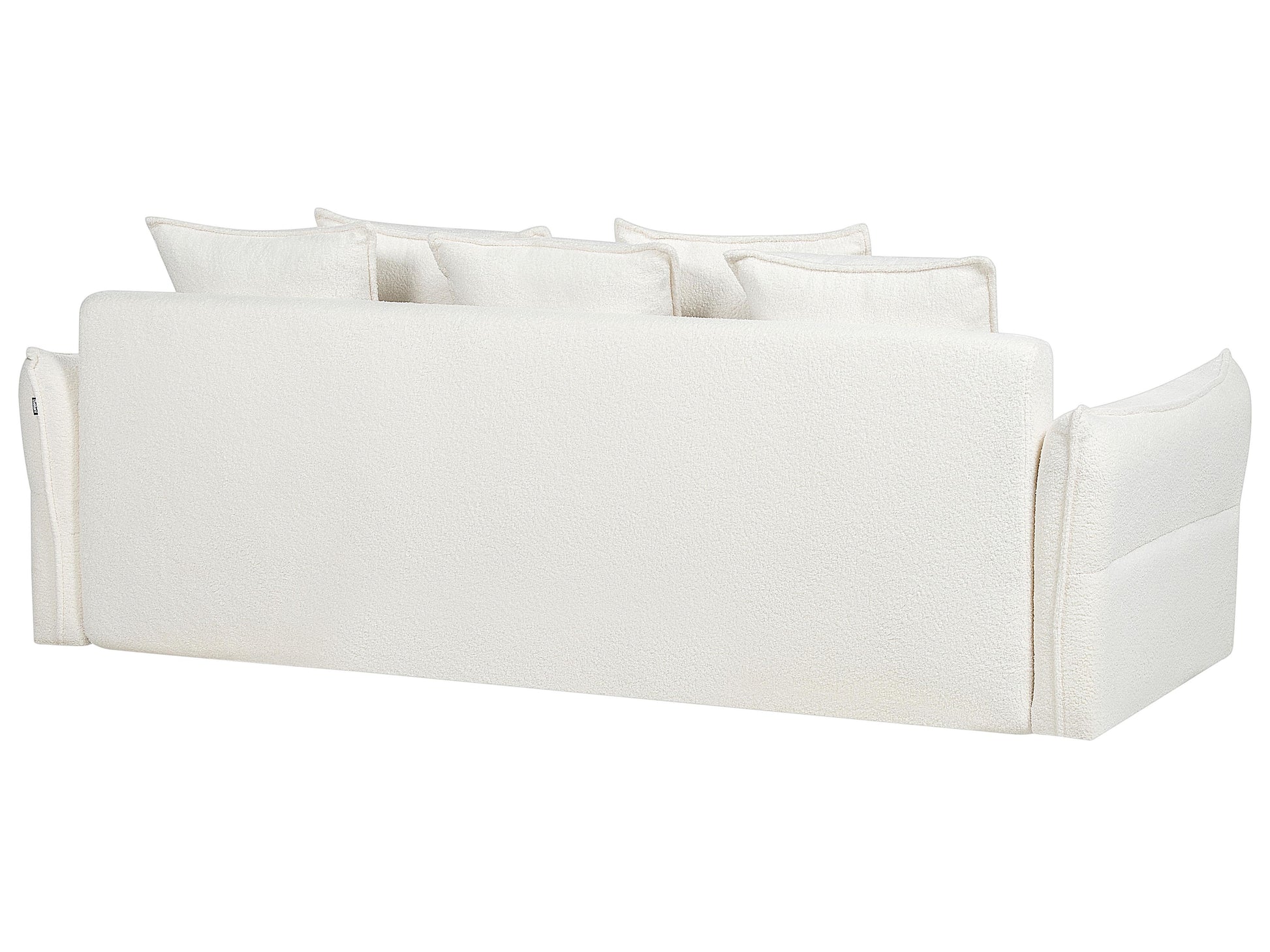  Sofa Bed 3 Seater KRAMA Boucle White With Storage