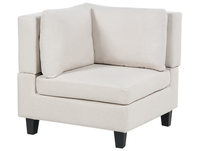  Modular Sofa 3 Seater UNSTAD Fabric Light Beige