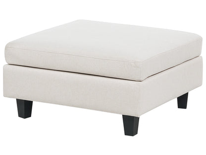  Modular Sofa 3 Seater UNSTAD Fabric Light Beige With Ottoman