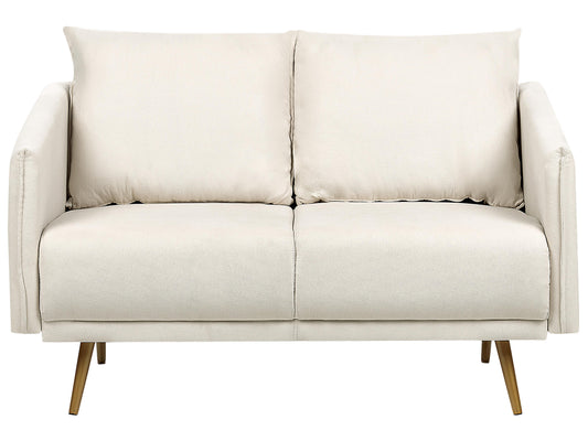  Sofa 2 Seater MAURA Fabric Light Beige