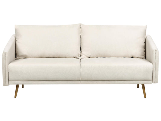  Sofa 3 Seater MAURA Fabric Light Beige