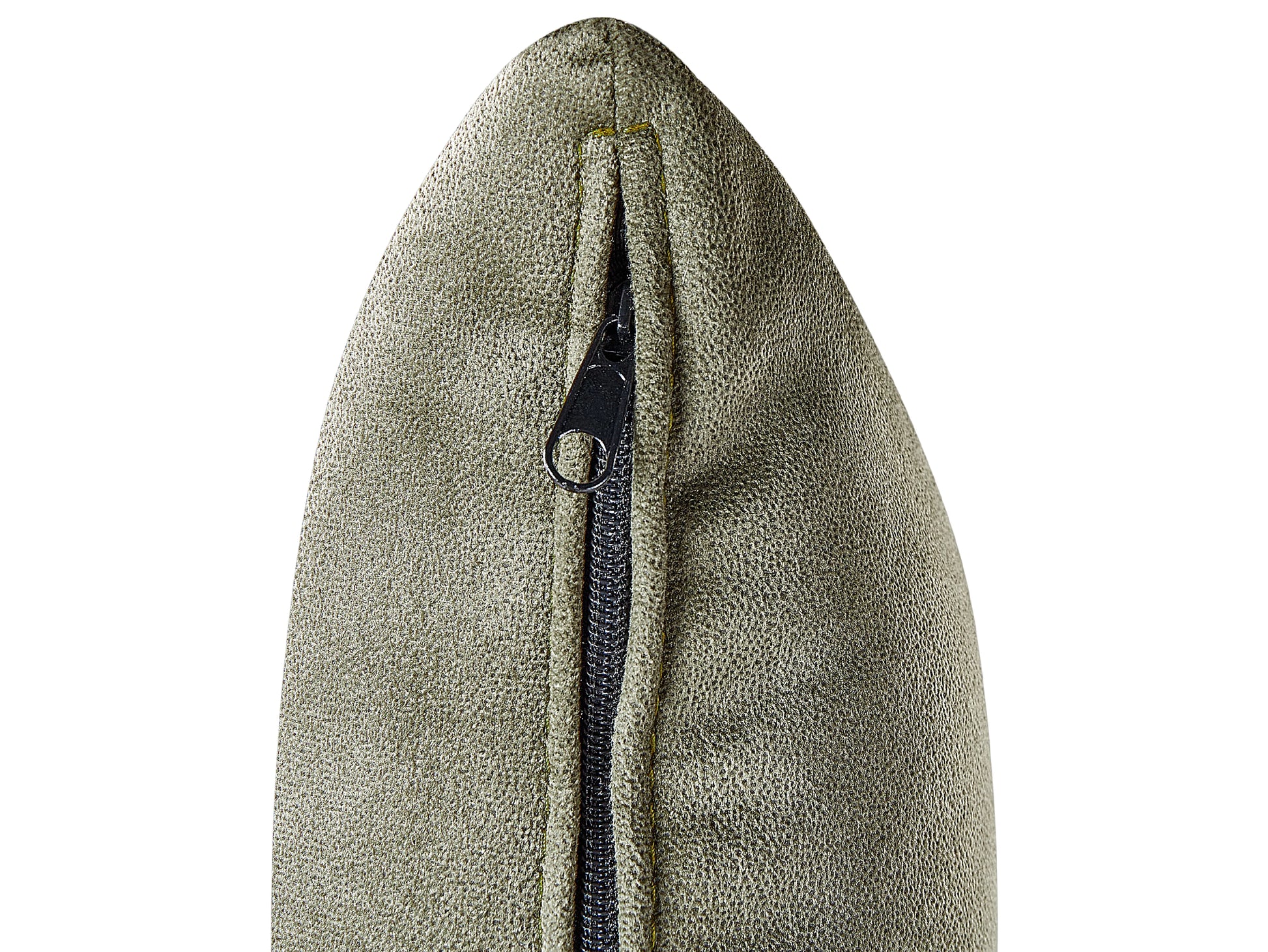  Left-Hand Chaise Lounge LATTES II Velvet Olive Green